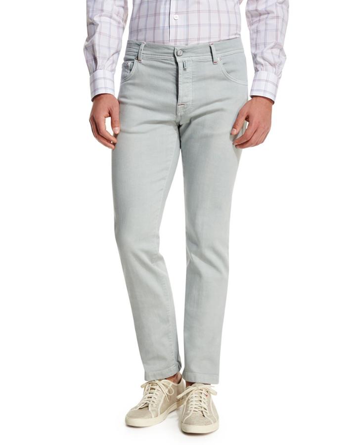 Twill Five-pocket Jeans, Cement