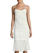 Havana Lace Strappy Dress, White