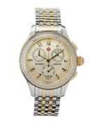 Jetway Two-tone Diamond-bezel Watch W/ Box