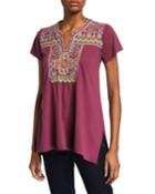 Tamia Boho Drape Top