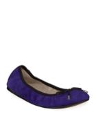 Saturn Suede Ballerina Flats