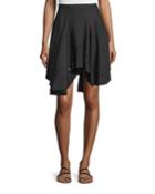 Flounce Asymmetric-hem