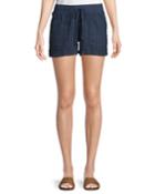Drawstring Striped Cargo