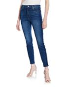 Gwenevere High-rise Side-striped Ankle Jeans