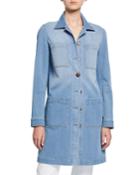 Corinthia 11 Oz Prestige Denim Button-front Jacket