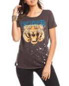 Us Tour Tiger Graphic Distressed Tee