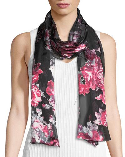 Opulent Roses Burnout Floral