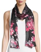 Opulent Roses Burnout Floral