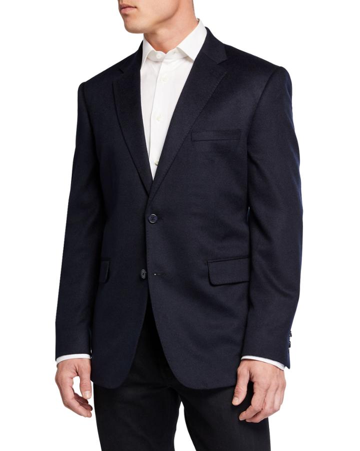 Men's Cashmere Notched