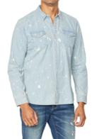 Men's Dale Splatter Wash Long-sleeve Denim