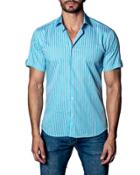 Short-sleeve Awning Striped