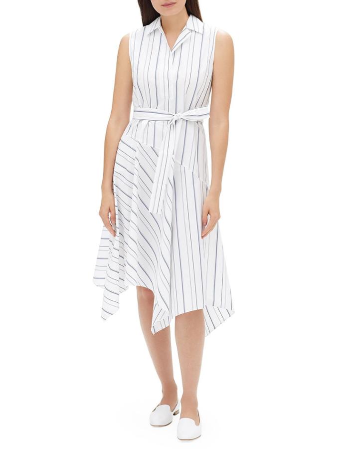 Dandy Solstice Stripe Sleeveless Self-tie