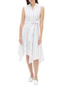 Dandy Solstice Stripe Sleeveless Self-tie