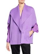 Double-face Wool-blend Jacket