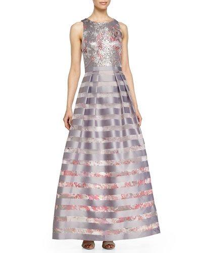 Sleeveless Sequined Bodice