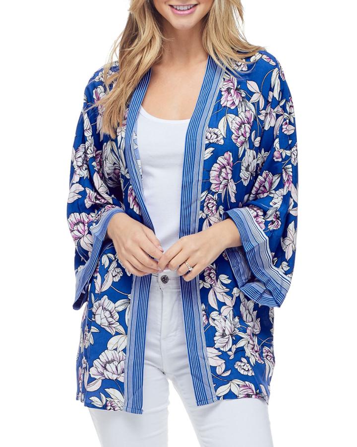 Floral Printed Kimono