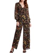 Wallflower Floral Wide-leg Jumpsuit