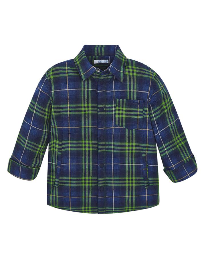 Boy's Fleece Lined Plaid Shirt,