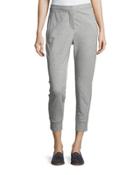 Stretch-fleece Tailored Track Pants