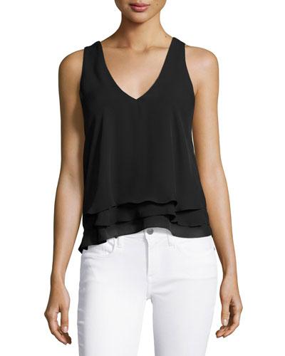 Alejandra Crepe Tank