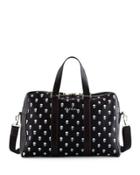 Skull-print Overnight Bag, Black