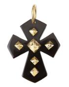Pembeni Dark Horn Cross Pendant
