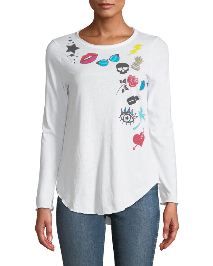 Patch Party Long-sleeve Graphic Tee