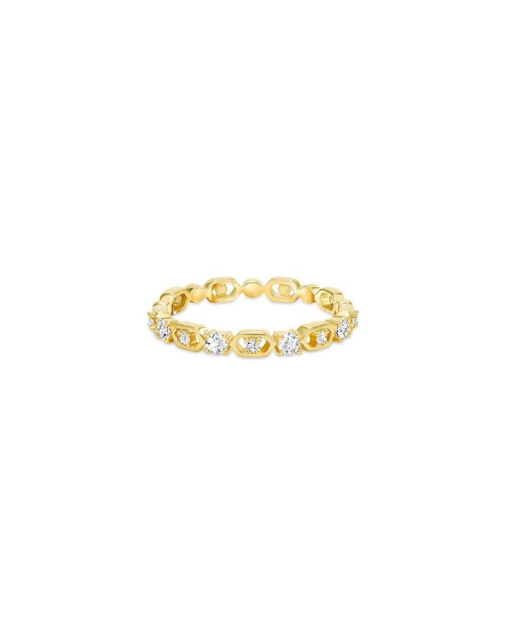 18k Yellow Gold Diamond Eternity Ring,