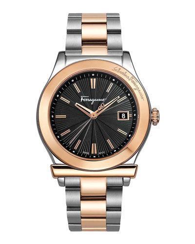 32mm 1898 Two-tone Bracelet Watch, Black