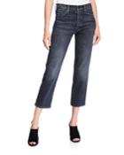 The Tomcat High-rise Straight Cropped Jeans