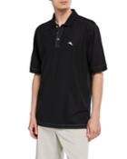 Men's Black Custom Emfielder Polo