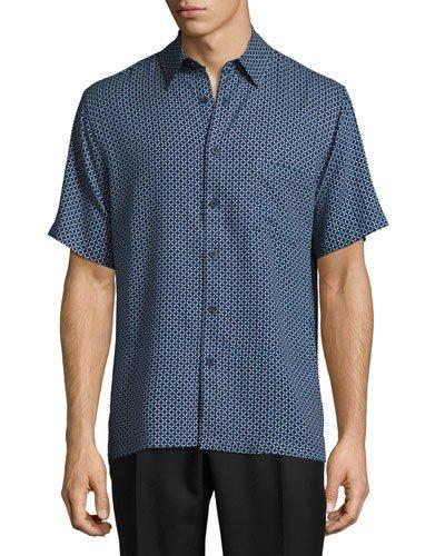 Kaleidescope-print Short-sleeve