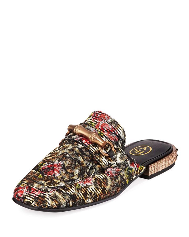 Enjoy Floral & Leopard Stud-back