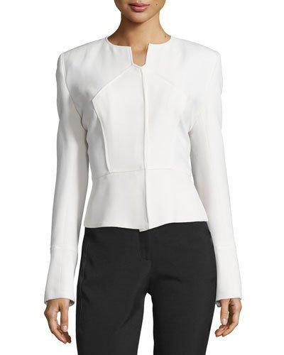Diamond Seam Jacket, White