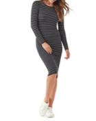 Kinsley Striped Long-sleeve Dress