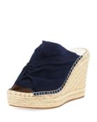 Odele Suede Wedge Espadrilles