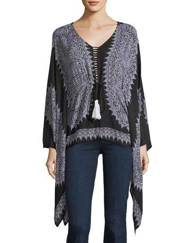 Ventura Asymmetric-hem Blouse