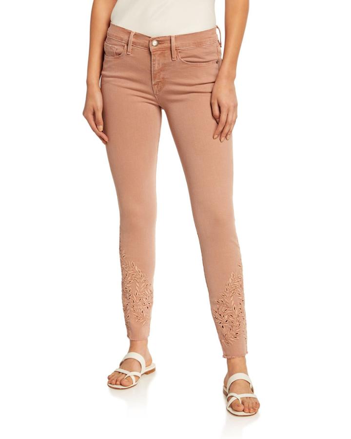 Le Skinny De Jeanne Foliage Eyelet