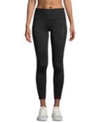 Zip Pocket High-waist Cropped