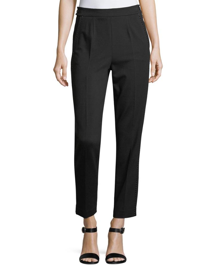 Tsisa Cropped Jersey Straight-leg Pants