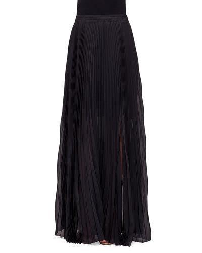 Mid-rise Plisse Maxi
