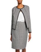Caridee Tweed Asymmetric Jacket