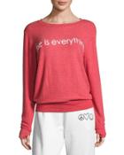 Love Is Everything Comfy Top, Red