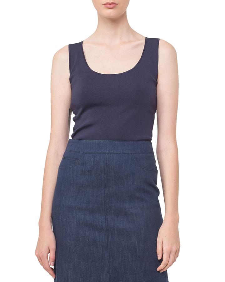 Stretch-silk Tank Top