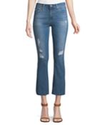 Jodi Cropped High-rise Flare-leg Jeans