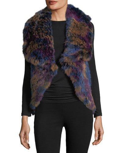 Knitted Rabbit Fur Vest