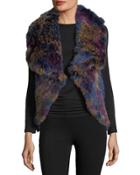 Knitted Rabbit Fur Vest