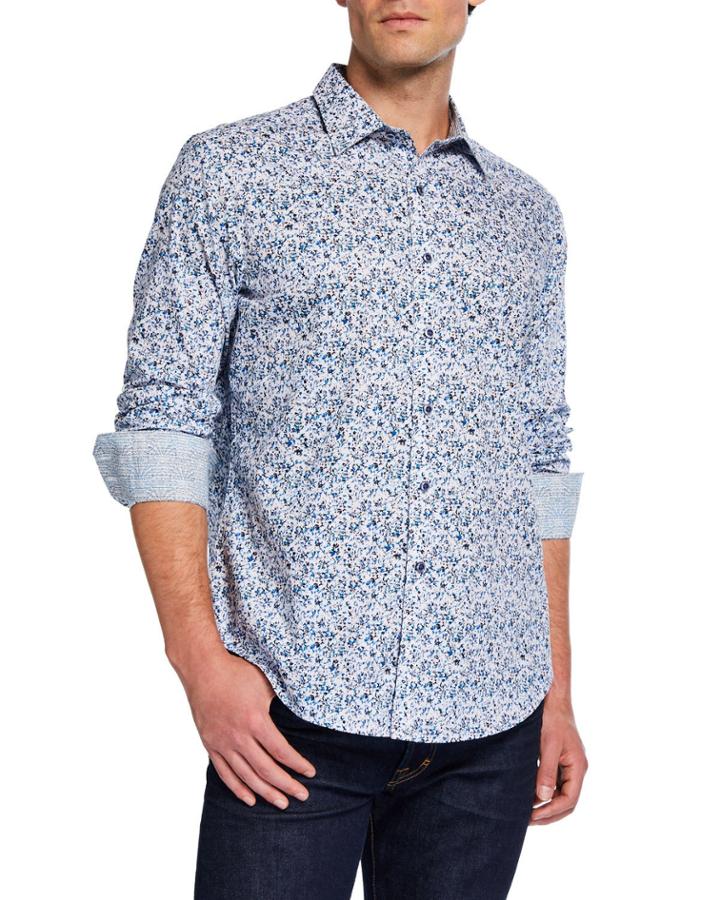 Men's Classic-fit Komorn Abstract Long-sleeve