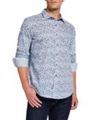 Men's Classic-fit Komorn Abstract Long-sleeve