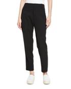 Cropped High-waist Pants